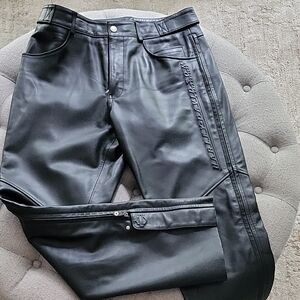 Harley-Davidson Black Leather Pants